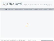 Tablet Screenshot of ccolstonburrell.com